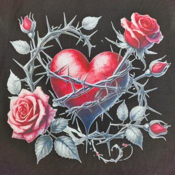 Preview: Turnbeutel Herz rot