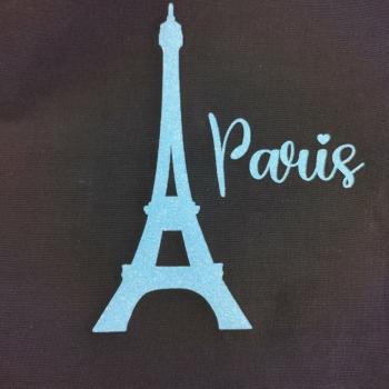 Preview: Turnbeutel schwarz, Paris