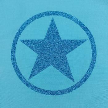 Preview: Turnbeutel großer Stern aqua