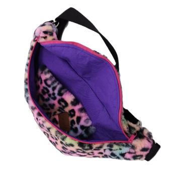 Preview: Cross Body Bag Regenbogen Leo Plüsch