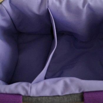 Preview: Tasche Eiskunstlauf Training, Bandentasche Skate flieder