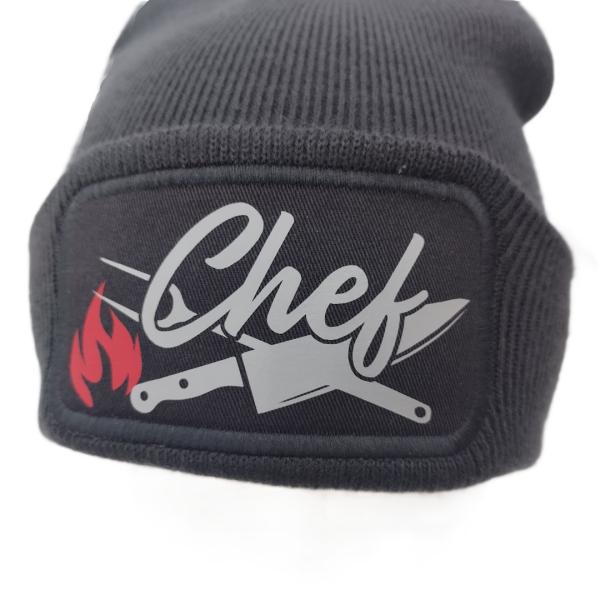 Beanie Chef am Grill