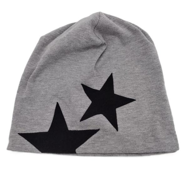 Beanie Mütze Sterne, ca. 52 cm Umfang