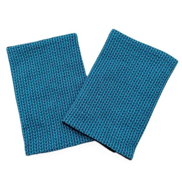 Pulswärmer türkis Strick