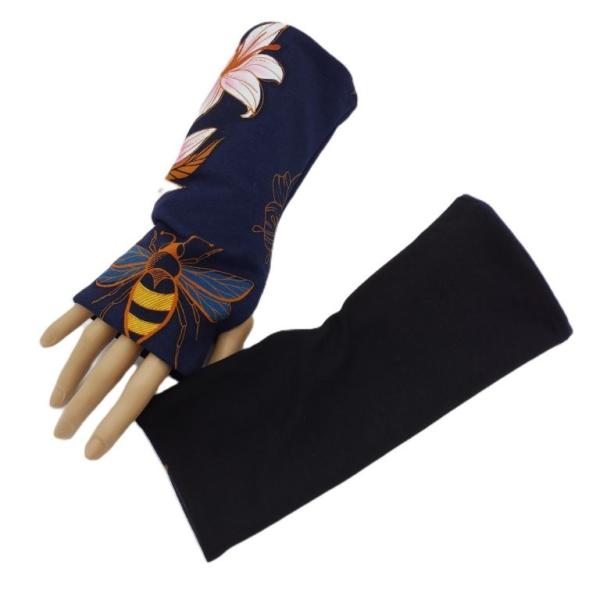 Wende- Armstulpen mit Daumenloch Biene