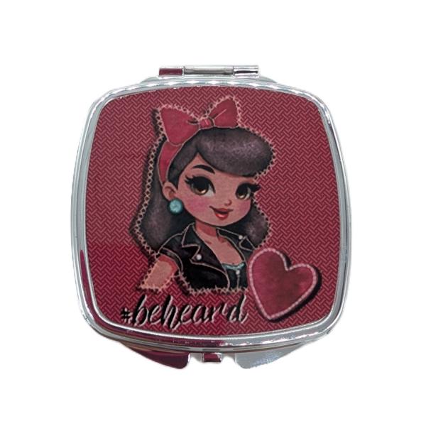Taschenspiegel Miss Shorty Stoff
