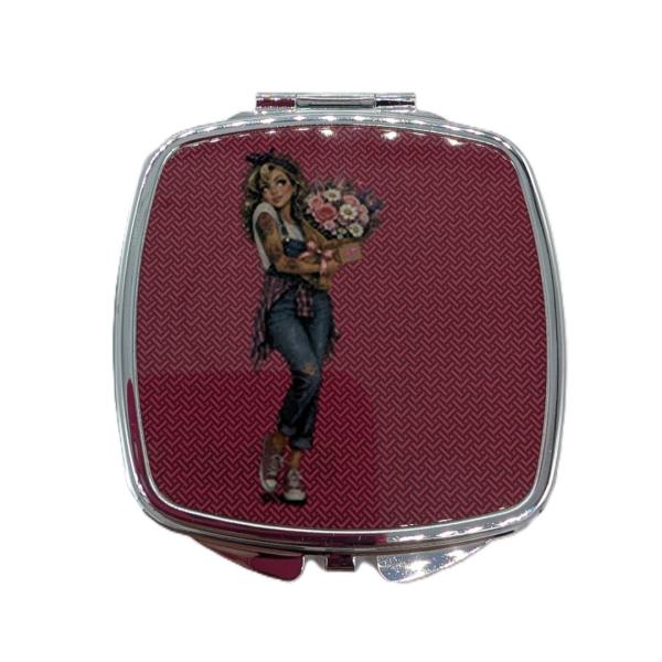 Taschenspiegel Ruby Blumen