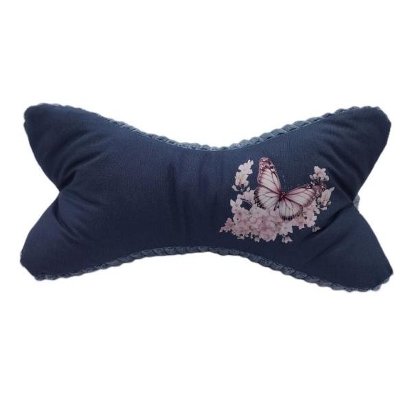 Leseknochen blau Schmetterling