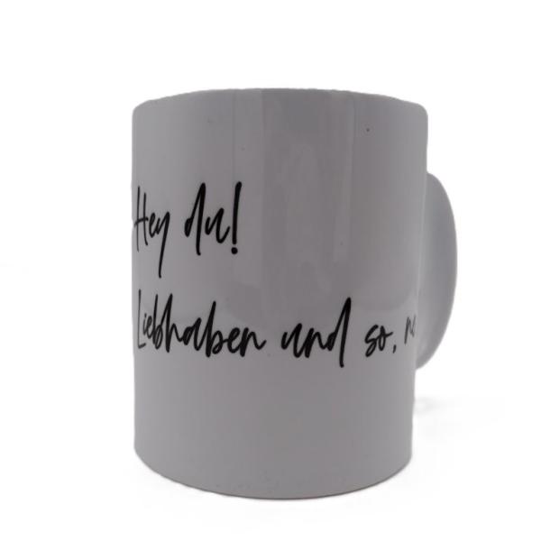 Tasse Hund liebhaben