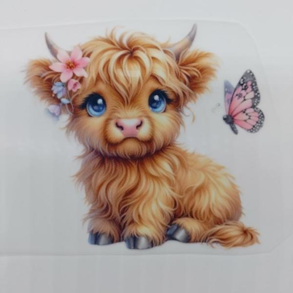 Bügelbild Hochlandrind