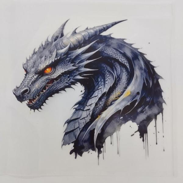 Bügelbild Drache