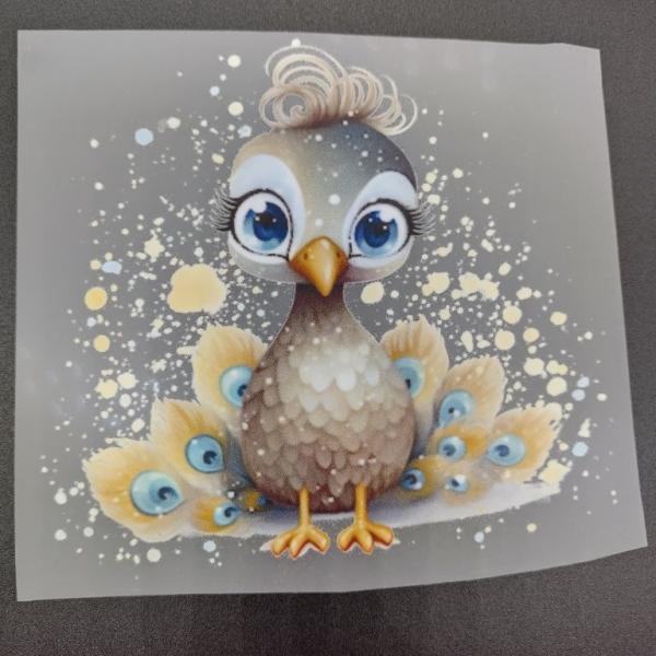 Bügelbild Pfauenküken