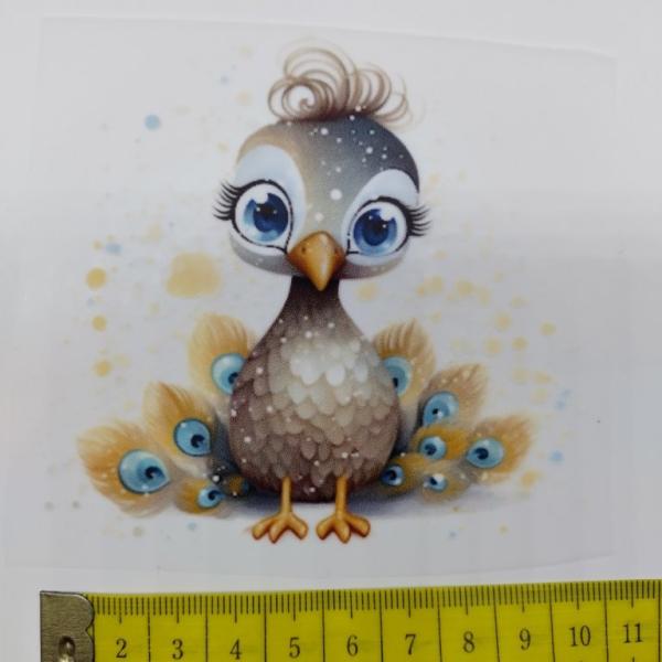 Bügelbild Pfauenküken