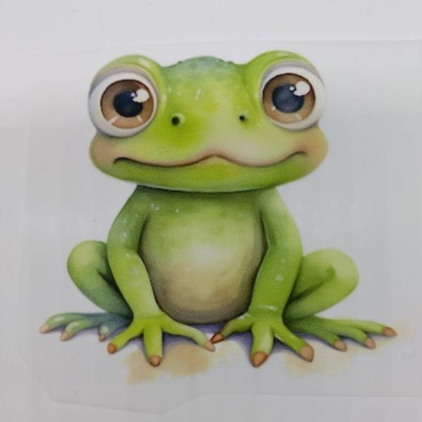 Bügelbild Frosch