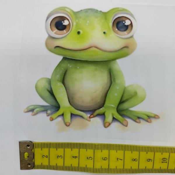 Bügelbild Frosch