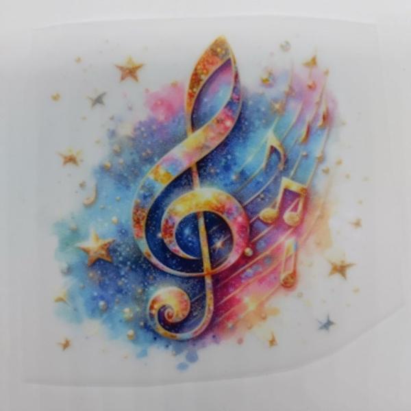 Bügelbild Notenschlüssel