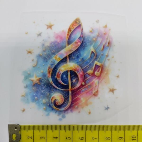 Bügelbild Notenschlüssel