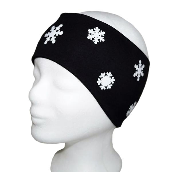 Stirnband Schneeflocken Glitzer