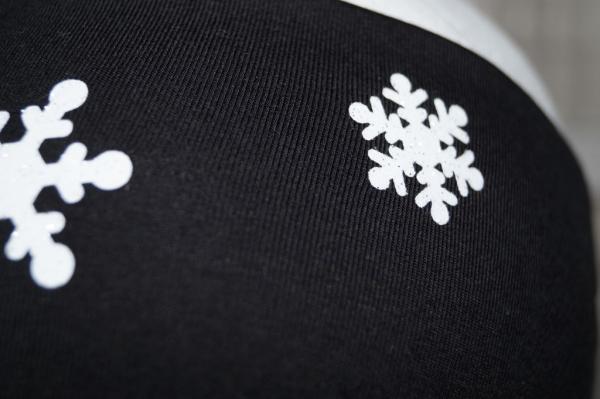 Stirnband Schneeflocken Glitzer