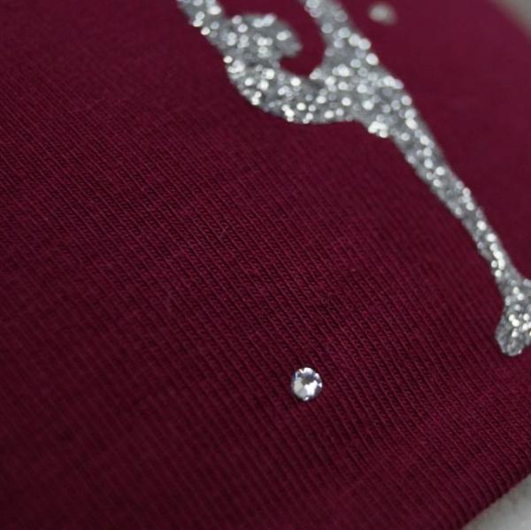 Stirnband Eiskunstlauf Elemente rot