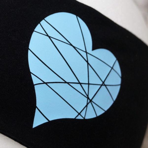 Stirnband Herz modern