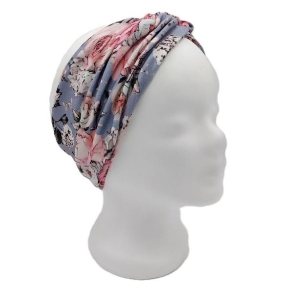 Stirnband, Knotenstirnband Rosen