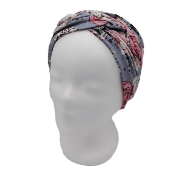 Stirnband, Knotenstirnband Rosen