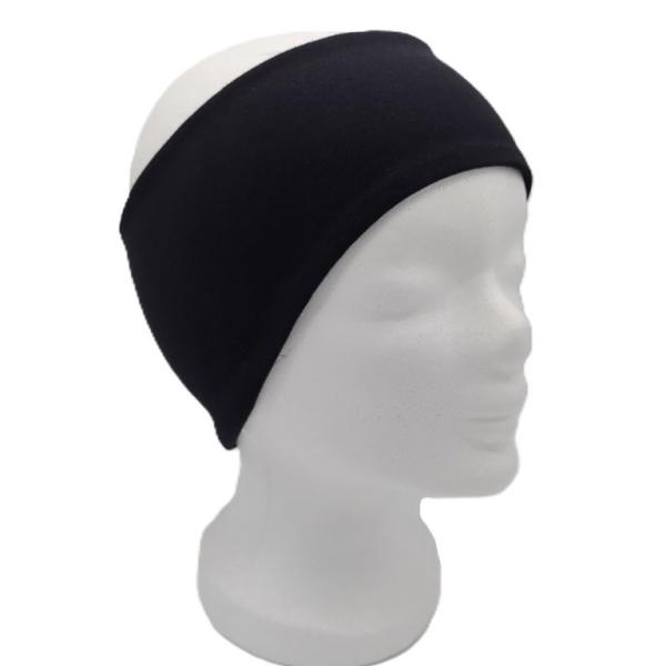 Stirnband uni schwarz