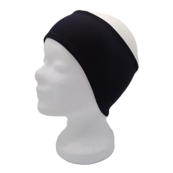 Stirnband uni schwarz