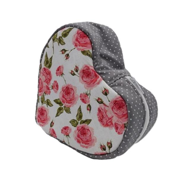 Tasche in Herzform Rosen