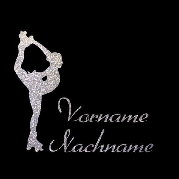 Kleiderhülle Rollkunstlauf mit Name