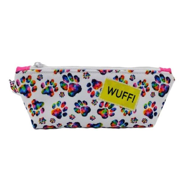 Stifte Mäppchen Pfoten weiß