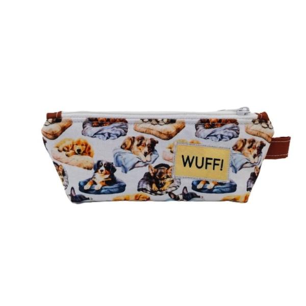 Stifte Mäppchen Hunde weiß