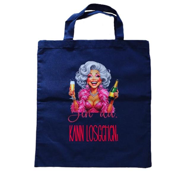Baumwolltasche Party Lady