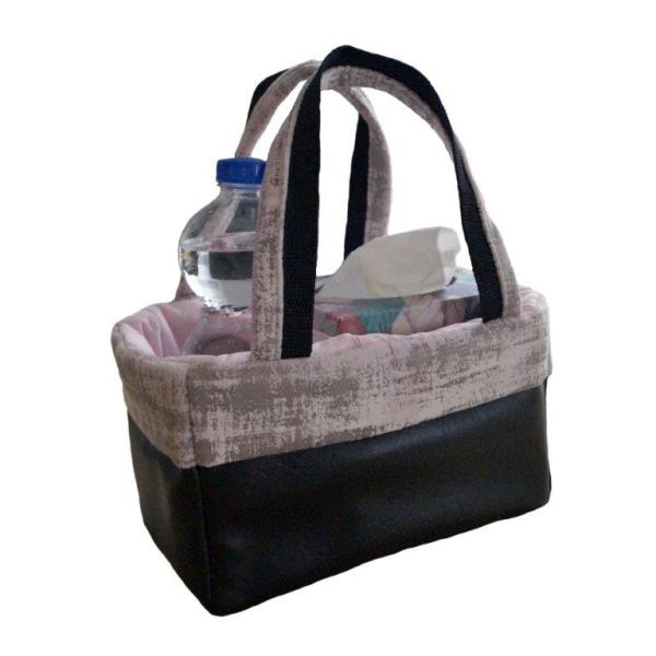 Bandentasche Eiskunstlauf schwarz rosa